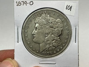 lot 101 image: 1879-O Morgan Silver Dollar