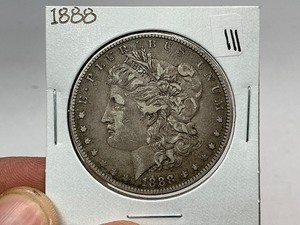 lot 111 image: 1888 Morgan Silver Dollar