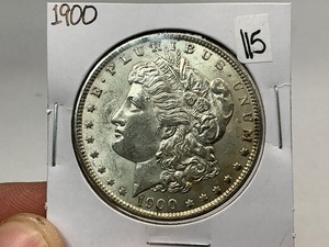 lot 115 image: 1900 Morgan Silver Dollar