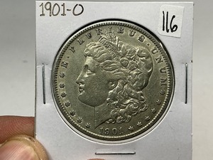 lot 116 image: 1901-O Morgan Silver Dollar
