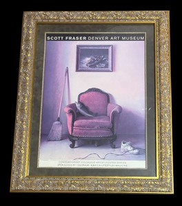 lot 30 image: Framed Scott Fraser Promotional Print for the Denver Art Museum