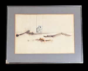 lot 50 image: Original Polar Bear Motif Art