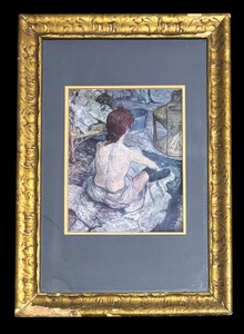lot 56 image: Le Toilette Print bay Henri de Toulouse - Lautrec