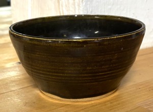 lot 67 image: Pottery Bowl by LHS