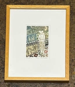 lot 72 image: Visitor Limited Edition Etching Print by Anna Marie Pavlik