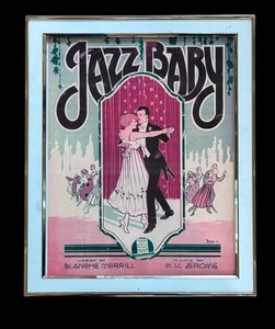 lot 75 image: Cover Art of Jazz Baby Sheet Music Lyrics by Blanche Merrill and Music by M.K. Jerome