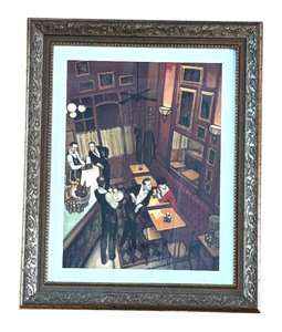 lot 78 image: Bistro Print by Juarez Machado