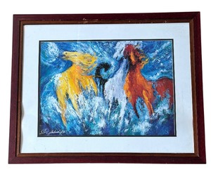 lot 85 image: Apocalypse Print by Dakota Sioux Artist JoAnne Bird