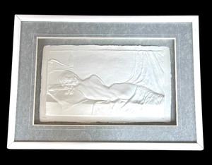 lot 7 image: Nude Limited Edition Caste Paper Art by M. Copper