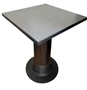 lot 104 image: Petite Table with Metal Industrial Base