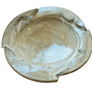 lot 18A image: Outstanding Signed Pottery Dish  Bowl
