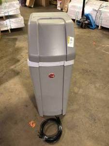 lot 24 image: Rheem 32,000 Grain Preferred Home Water Softener for Hard Water and Iron Reduction Cover is damaged Customer Returns See Pictures