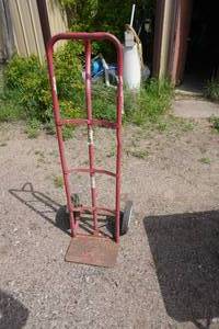 lot 49 image: 2 Wheeled Hand Cart Material Handling Dolly