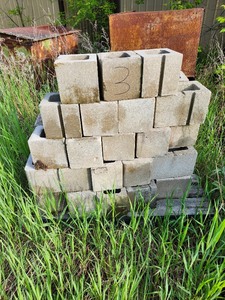 lot 40B image: Approximately 84 Construction Cinder Blocks