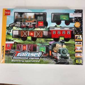 New Best Choice Products Train Set Continental Express Real Working Light Authentic Train Sounds Battery Operated