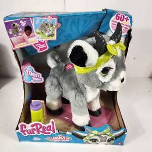 lot 23 image: New FurReal Daisy The Yoga Goat 60 Sounds And Reactions Toots Very Cute