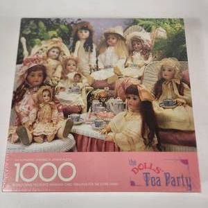 lot 47 image: New 1000 Piece Authentic Springbok Jugsaw Puzzle The Dolls Tea Party