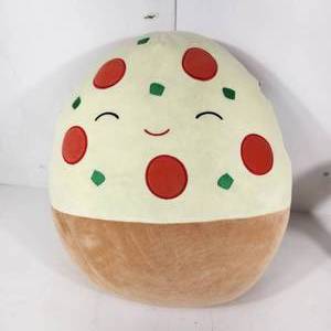 lot 57 image: Open Box Squishmallows Pep Pizza 17 Great Condition Some Black Smudges On Back