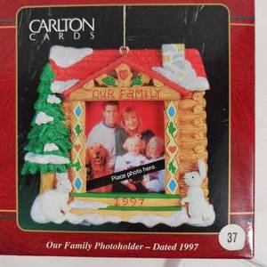lot 97 image: Carlton Cards Our Family 1997 Photo Frame Excellent Condition