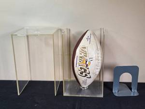 lot 30 image: Minnesota Vikings Limited Edition Commemorative Football with Display Case