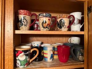 lot 108 image: Collection of Assorted Ceramic Coffee Mugs
