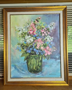 lot 178 image: Floral Still Life Painting by Frank Reinhardt