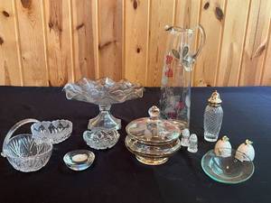 lot 201 image: Assorted Crystal and Glass Tableware Collection