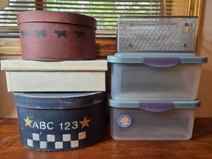 lot 241 image: Mixed Collection of Decorative and Storage Boxes