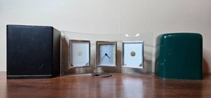 lot 242 image: Decorative Home Decor Set with Clock, Frame, and Autumn Display