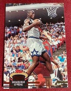 lot 18 image: 1992-93 Stadium Club Shaquille ONeal Rookie Card