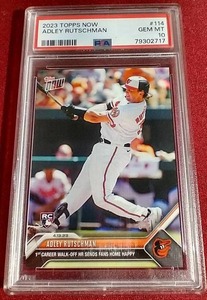 lot 22 image: 2003 Topps Now Adley Rutschman Rookie Card - PSA 10