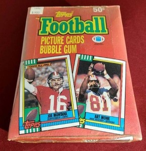 lot 27 image: 1990 Topps Football Wax Box - Sealed