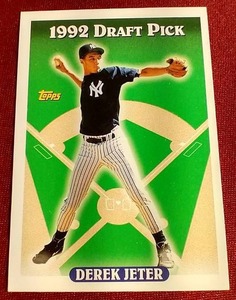 lot 42 image: 1993 Topps Derek Jeter Rookie Card
