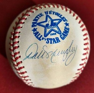 lot 63 image: Signed Dale Murphy 1982 Official Major League All-Star Game Baseball