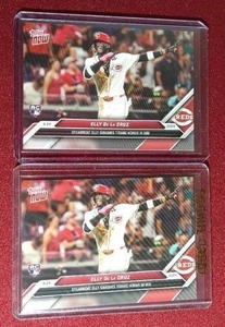 lot 70 image: (2) 2024 Topps Now Elly De La Cruz Rookie Cards