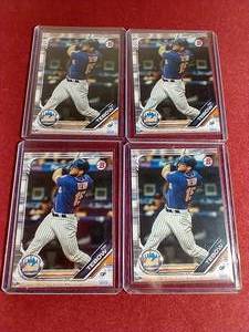 lot 79 image: (4) 2019 Bowman Tim Tebow Baseball Prospect Cards