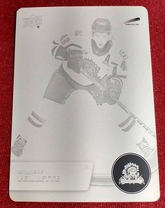 lot 88 image: 2022 Upper Deck CHL William Veillette 11 Printing Plate