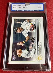 lot 94 image: 2022 Topps Oneil Cruz Rookie Card - ISA 9