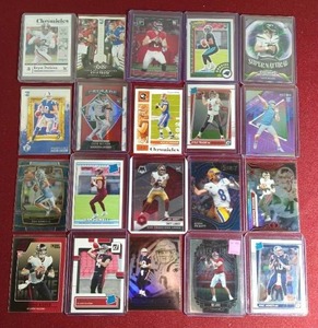 lot 111 image: (20) Quarterback Rookie Cards