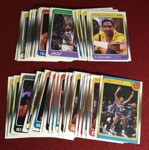 lot 118 image: (40) 1988 Fleer Basketball Cards
