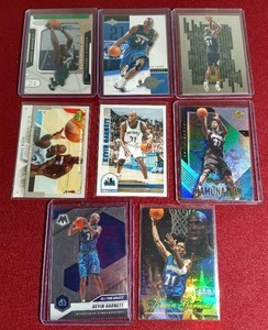 lot 133 image: (8) Kevin Garnett Cards