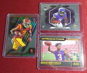 lot 163 image: (3) Jordan Addison Rookie Cards
