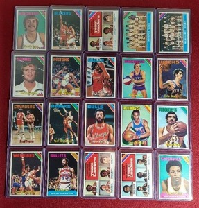 lot 170 image: (20) 1975-76 Topps Basketball Cards