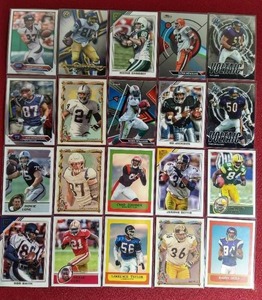 lot 172 image: (20) Modern Cards of Vintage Football Stars