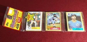 lot 174 image: Unopened 1987 Topps Baseball Rack Pack