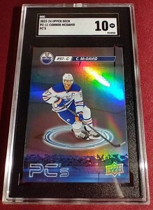 lot 185 image: 2023-24 Upper Deck Connor McDavid - SGC 10