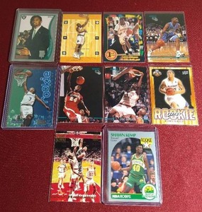 lot 199 image: (10) Basketball Rookie Cards - 80s90s Stars