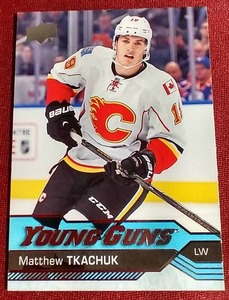 lot 224 image: 2016-17 Upper Deck Matthew Tkachuk Young Guns Rookie Card