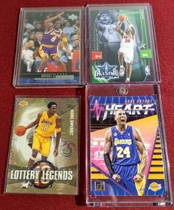lot 241 image: (4) Kobe Bryant Cards