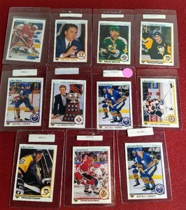 lot 244 image: (11) 1990-91 Hockey Cards - Several StarsHOFers